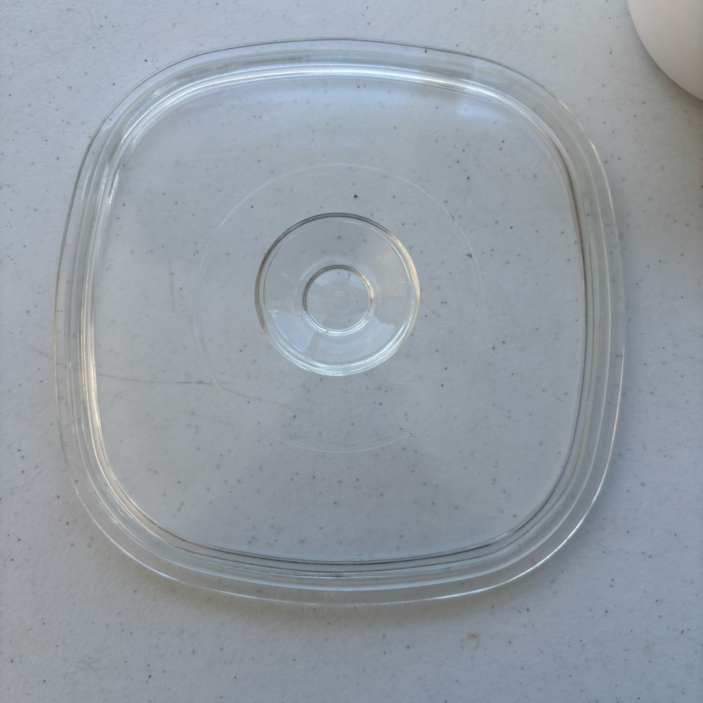 Corningware White Casserole Dish with Floral Design - Picture 7 of 8
